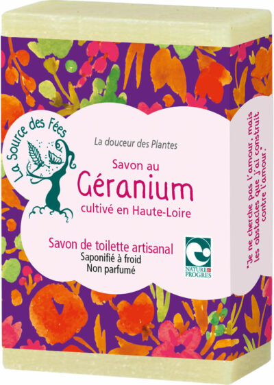 savon géranium